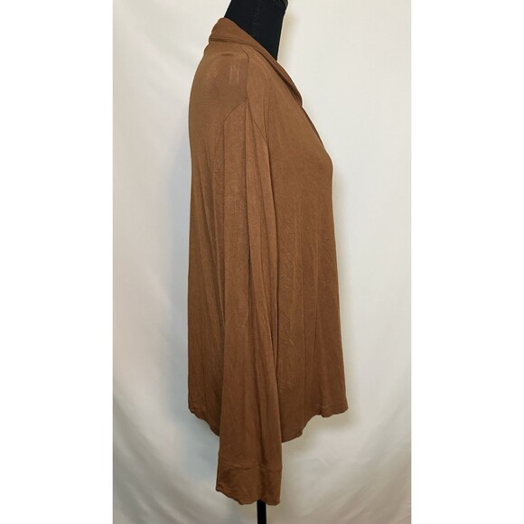 SKIMS Copper Soft Lounge Long Sleeve Pajama‎ Top Button Women's XL - Picture 4 of 12